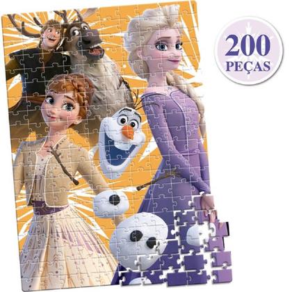 Imagem de Quebra Cabeça 200 peças Disney Frozen 8033 - Toyster