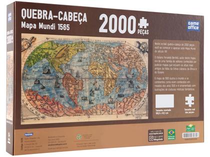 Imagem de Quebra-cabeça 2000 Peças Game Office 