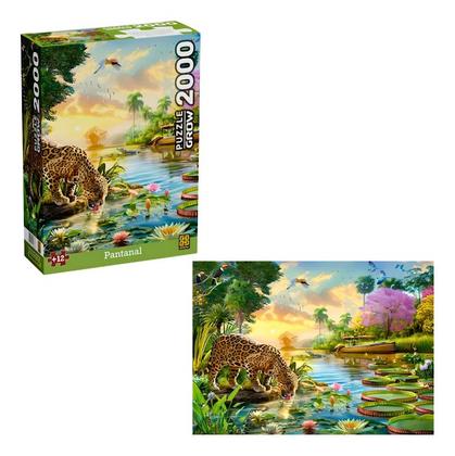 Imagem de Quebra-cabeça 2000 peças Pantanal