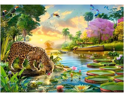 Imagem de Quebra-cabeça 2000 peças Pantanal
