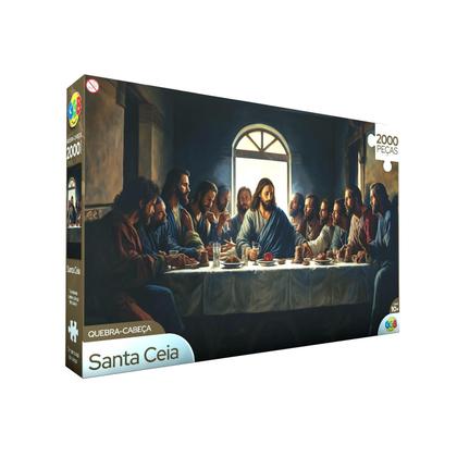 Imagem de Quebra cabeça 2000 Peças Santa Ceia de Jesus GGB
