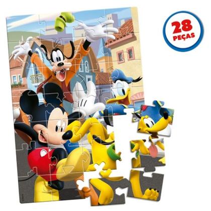 Imagem de QUEBRA-CABEÇA 28 Peças Grandinho Mickey Toyster 8048