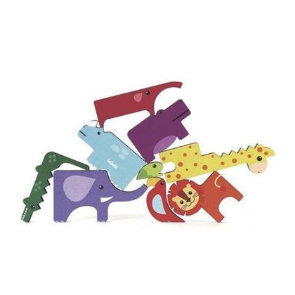 Imagem de Quebra Cabeça 3 D Monte E Encaixe Animais