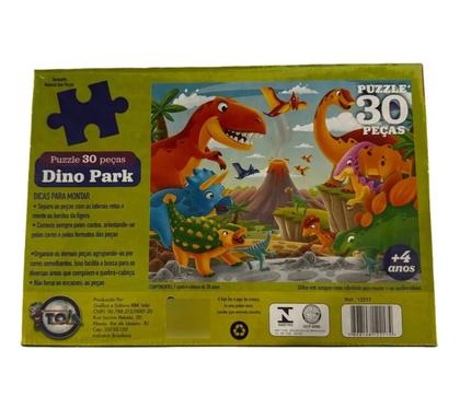 Imagem de Quebra Cabeça 30 Peças Dino Park Dinossauro Para Crianças