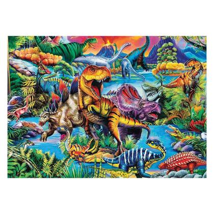 Imagem de Quebra-cabeça 300 pçs - dinossauros