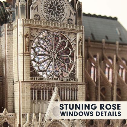 Imagem de Quebra-cabeça 3D CubicFun Igreja de Notre Dame de Paris 293 peças