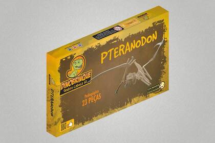 Imagem de Quebra-Cabeça 3D  DINOSSAURO PTERANODON 23 peças em MDF - DINOBRINQUE