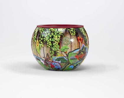 Imagem de Quebra-cabeça 3D para vasos de flores Spartan & The Green Egg 80 peças