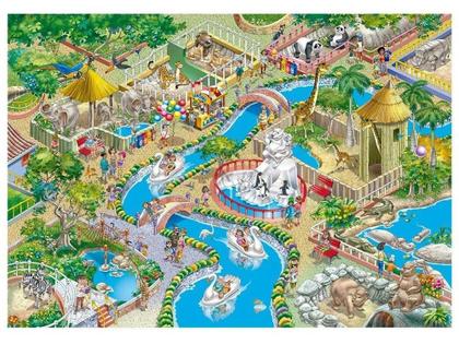 Imagem de Quebra-cabeça 48 Peças Puzzle Gigante  - Passeio no Zoo Grow