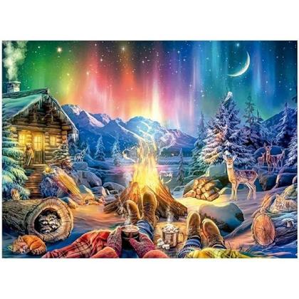 Imagem de Quebra cabeça 500 pcs - aurora boreal