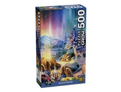 Imagem de Quebra-cabeça 500 Peças Aurora Boreal Puzzle - Grow