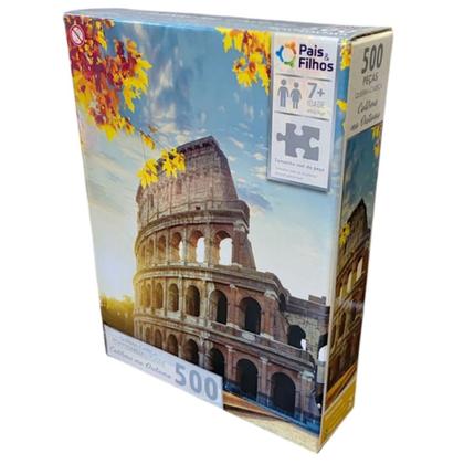 Imagem de Quebra-Cabeça 500 peças Coliseu no Outono - Pais e Filhos