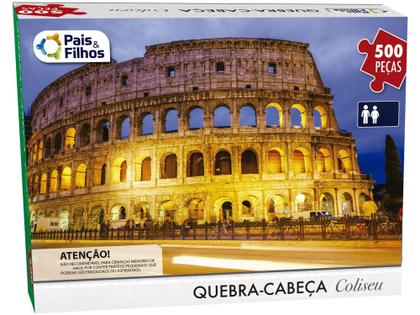 Imagem de Quebra-cabeça 500 Peças Coliseu Pais e Filhos
