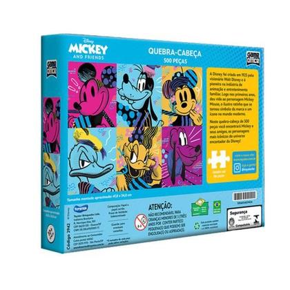 Imagem de Quebra Cabeca 500 Pecas - Disney Turma do Mickey TOYSTER