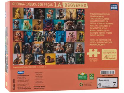 Imagem de Quebra-cabeça 500 Peças Game Office IA Dogverso