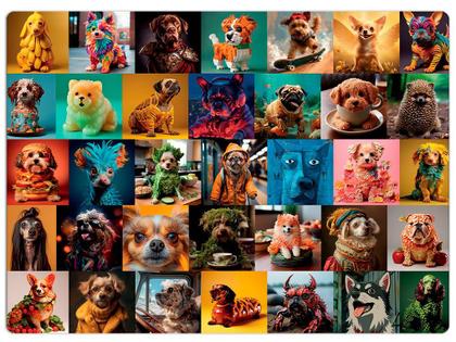 Imagem de Quebra-cabeça 500 Peças Game Office IA Dogverso