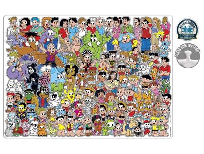 Imagem de Quebra-cabeça 500 Peças Game Office - Turma da Mônica Toyster