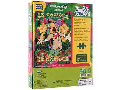 Imagem de Quebra-cabeça 500 Peças Game-Office Zé Carioca