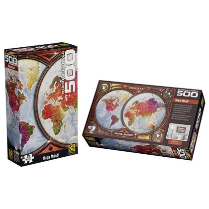 Imagem de Quebra-cabeça 500 peças Mapa-Múndi