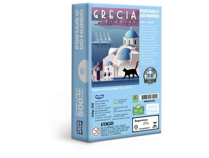 Imagem de Quebra-cabeça 500 Peças Postais do Mundo