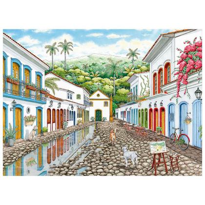 Imagem de Quebra-cabeça 500 peças Ruas de Paraty
