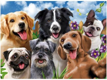 Imagem de Quebra-cabeça 500 peças Selfie Pets