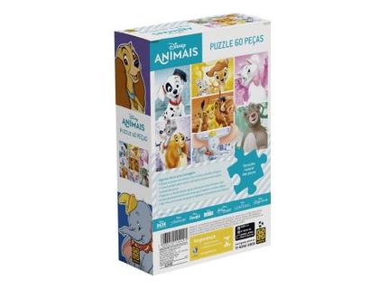 Imagem de Quebra-cabeça 60 Peças Disney Animais Puzzle