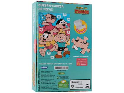 Imagem de Quebra-cabeça 60 Peças Jak Turma da Mônica