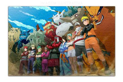 Imagem de Quebra Cabeça 60 Peças Naruto Bijuus e Jinchurikis