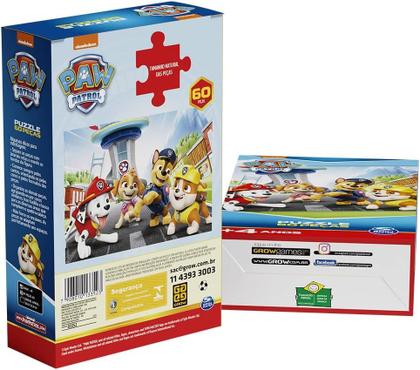 Imagem de Quebra-Cabeça - 60 Peças - Patrulha Canina - Grow - 3352