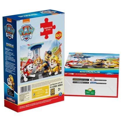 Imagem de Quebra Cabeça 60 Peças Patrulha Canina - Grow