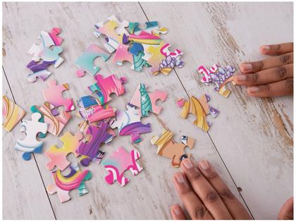 Imagem de Quebra-cabeça 60 Peças Puzzle Infantil Barbie