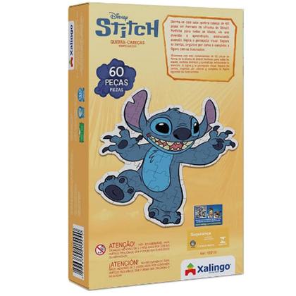 Imagem de Quebra Cabeça 60 Peças Stitch Xalingo