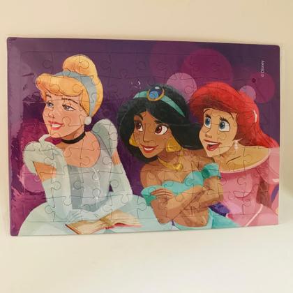 Imagem de Quebra Cabeca 63 Pecas Disney Princesa