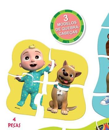 Imagem de Quebra Cabeça Ache Encaixe Cocomelon Elka Ref 1201