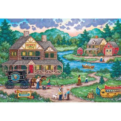 Imagem de Quebra-Cabeça Adirondack Anglers - 2000 Peças