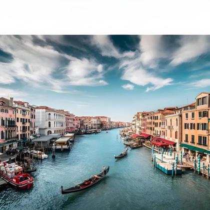 Imagem de Quebra-Cabeça Adulto De 500 Peças: Paisagem De Veneza - Decoração De Parede Para Casa, Presente De