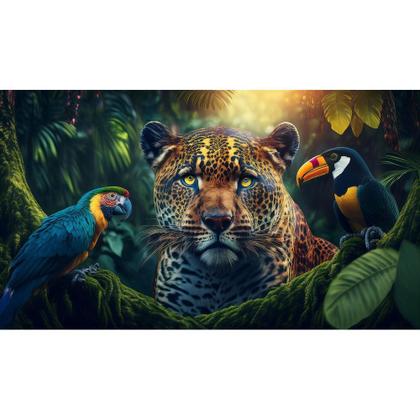 Imagem de Quebra-Cabeça Animais da Floresta Amazônica - Mimo
