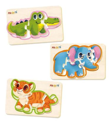 Imagem de Quebra Cabeça Animais Da Selva Toyster