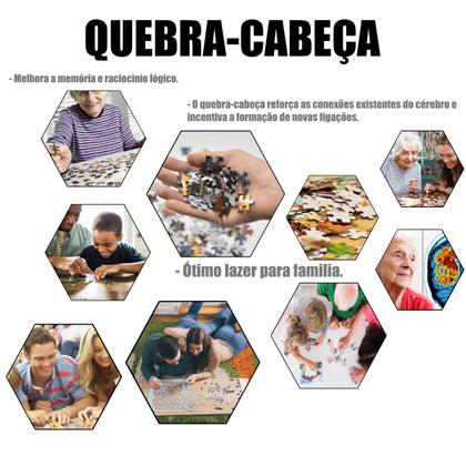 Imagem de Quebra Cabeça Arca De Nóe Animais 9 Peças Madeira MDF Baby
