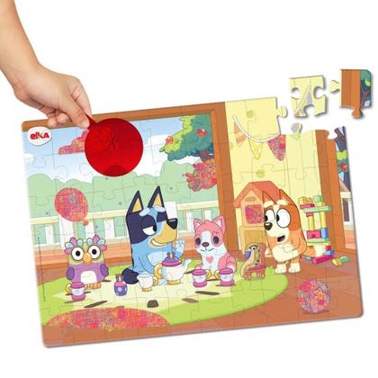 Imagem de Quebra cabeca bluey lente magica 60 pecas elka