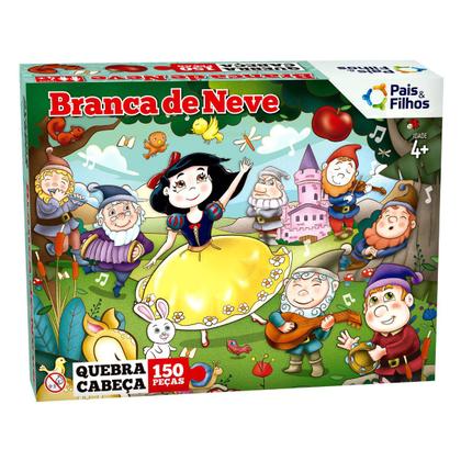 Imagem de Quebra Cabeça Branca De Neve 150 Peças Infantil Princesas