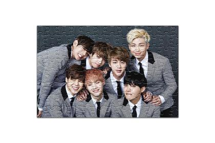 Imagem de Quebra-cabeça BTS Personalizado Com Caixa 120 Peças