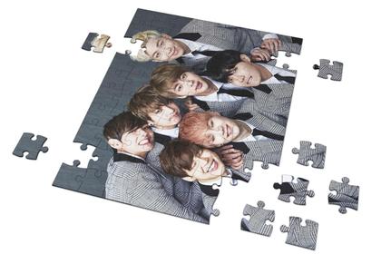 Imagem de Quebra-cabeça BTS Personalizado Com Caixa 120 Peças