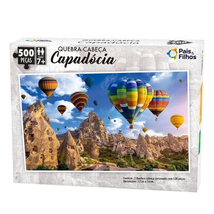 Imagem de Quebra-Cabeça Capadócia 500 Peças Pais e Filhos