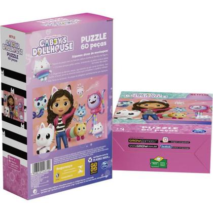 Imagem de QUEBRA-CABEÇA Cartonado GABBYS Dollhouse 60 Peças