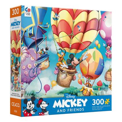 Imagem de Quebra-cabeça Ceaco Disney Mickey's Air Balloon 300 peças