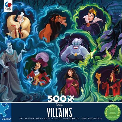 Imagem de Quebra-cabeça Ceaco Disney Villains 500 peças