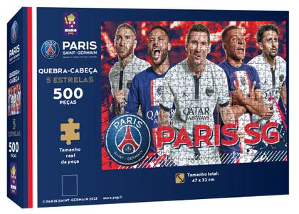 Imagem de Quebra Cabeça Colecionavel PSG - 5 Estrelas 500 peças