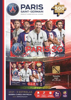 Imagem de Quebra Cabeça Colecionavel PSG - 5 Estrelas 500 peças